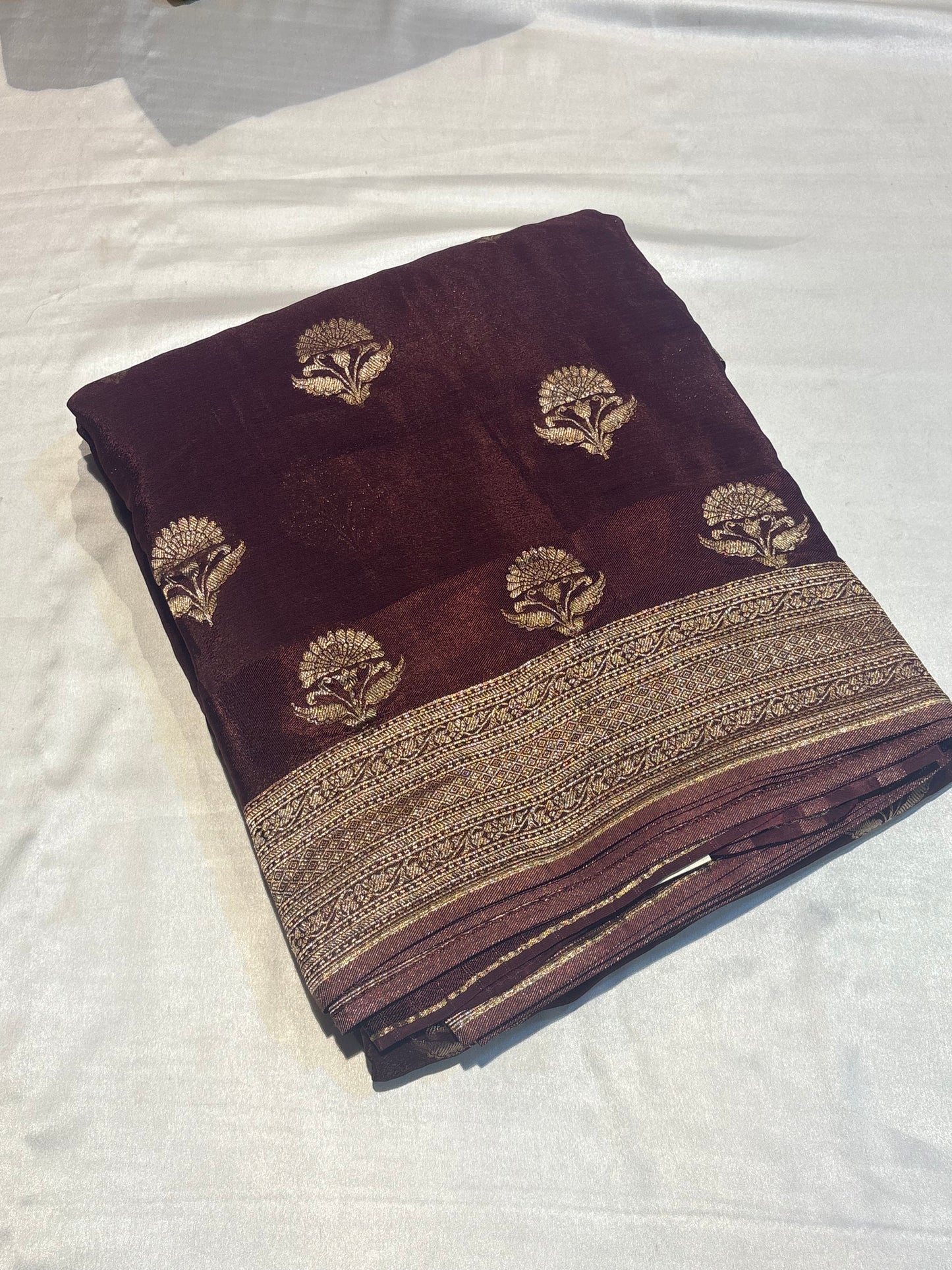 PREMIUM BANARASI CHIFFON SAREE