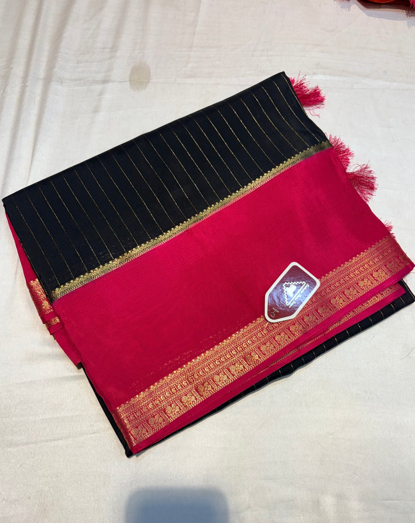 PREMIUM MYSORE CREAPE SILK SAREE