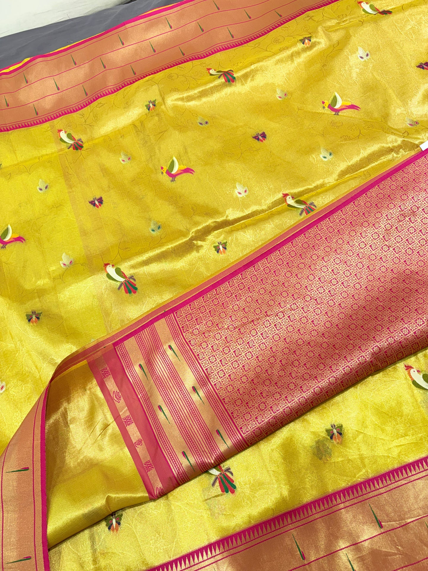 PREMIUM PAITHANI TISSUE SILK SAREE