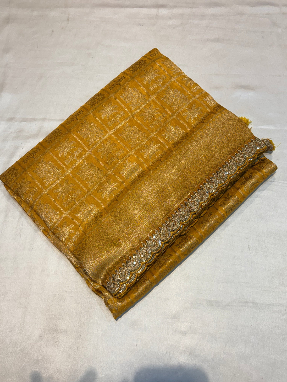 PREMIUM BROCADE KANCHI SILK SAREE WITH SCALP BORDER