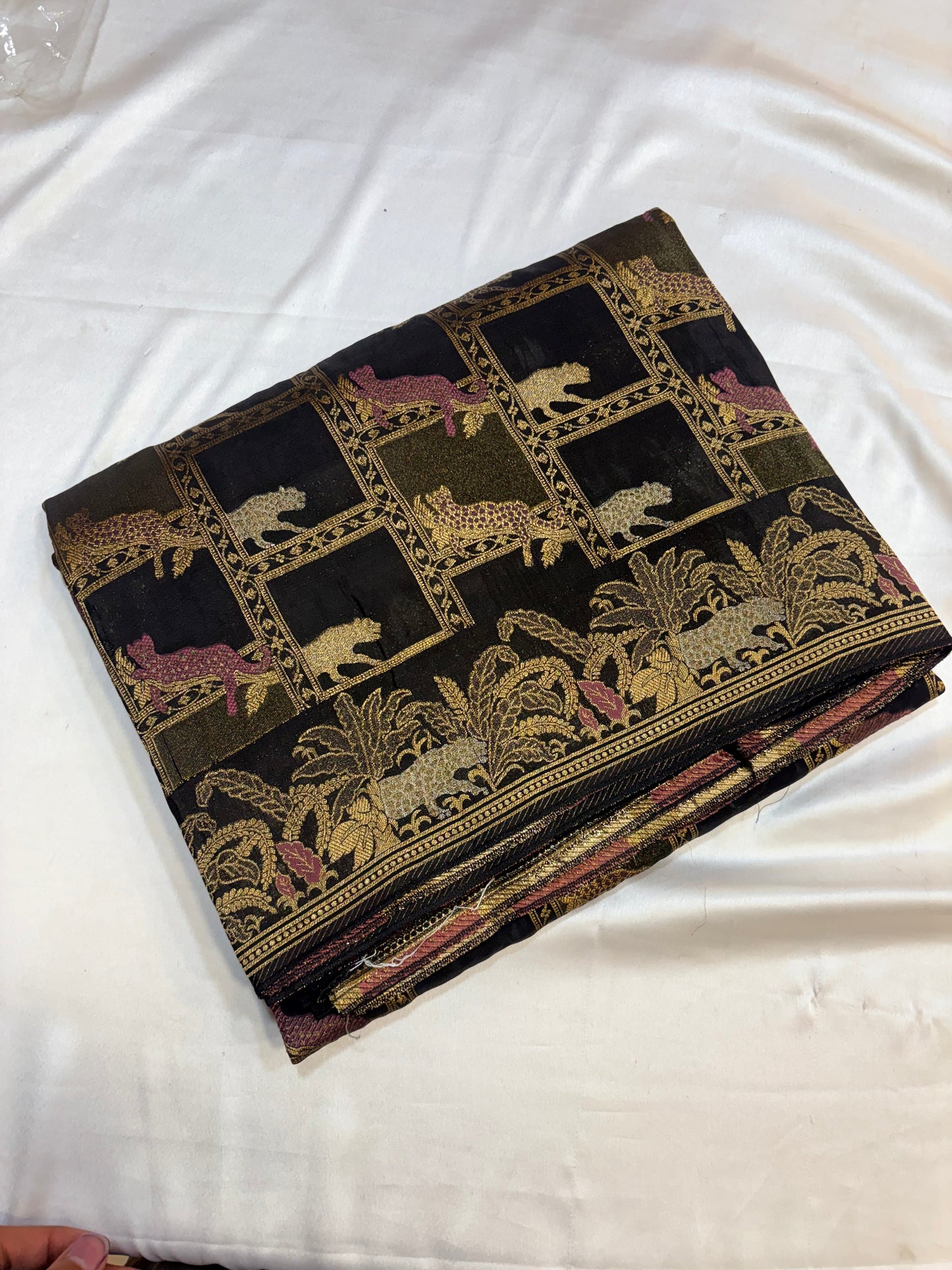PREMIUM DESIGNER CHINON CREAPE SAREE