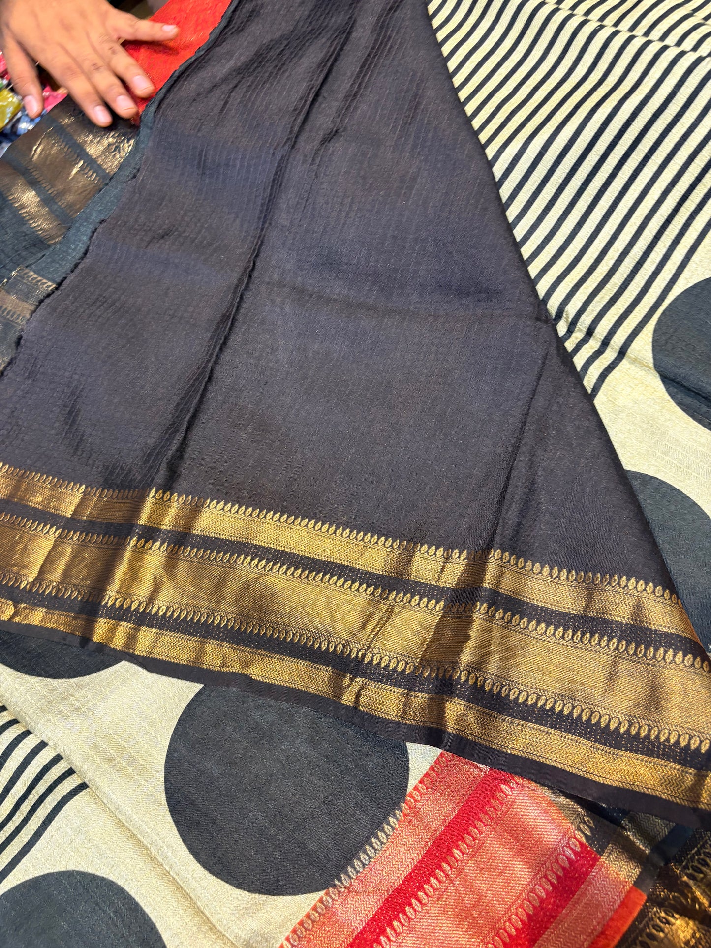 PREMIUM SOFT PRINTED CHANDERI SILK SAREE