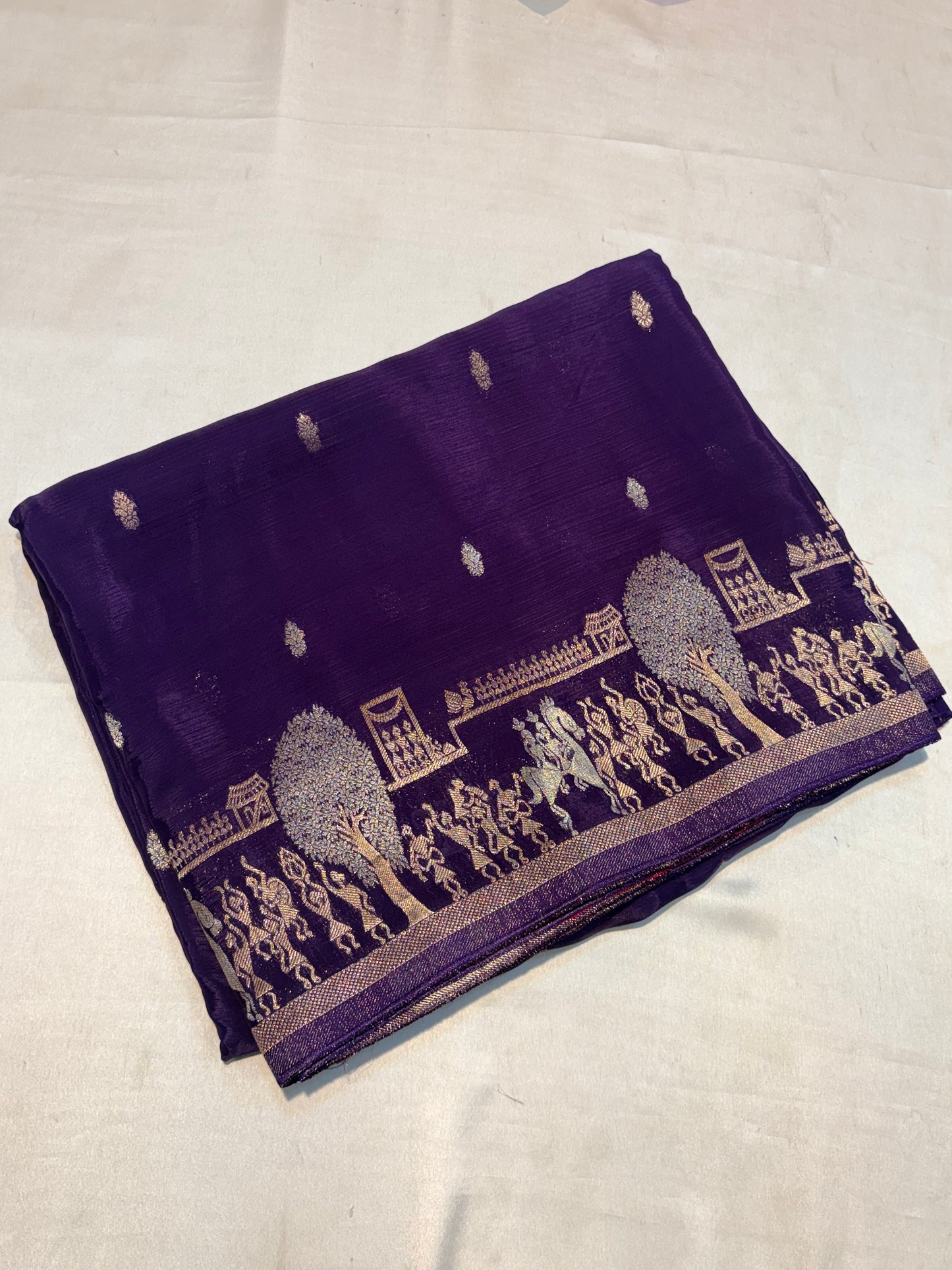 PREMIUM HO CREAPE SILK SAREE