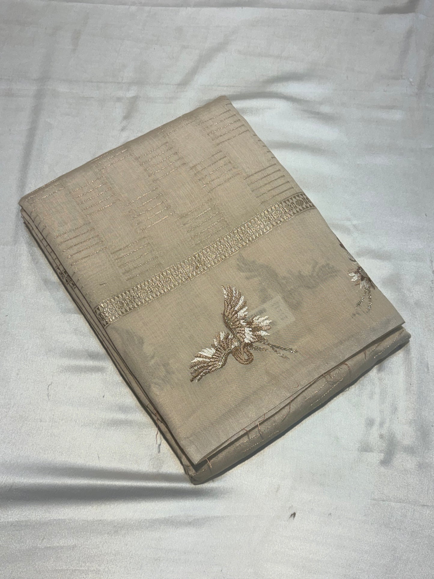PREMIUM SOFT COTTON SILK SAREE WITH EMBROIDERY WORK