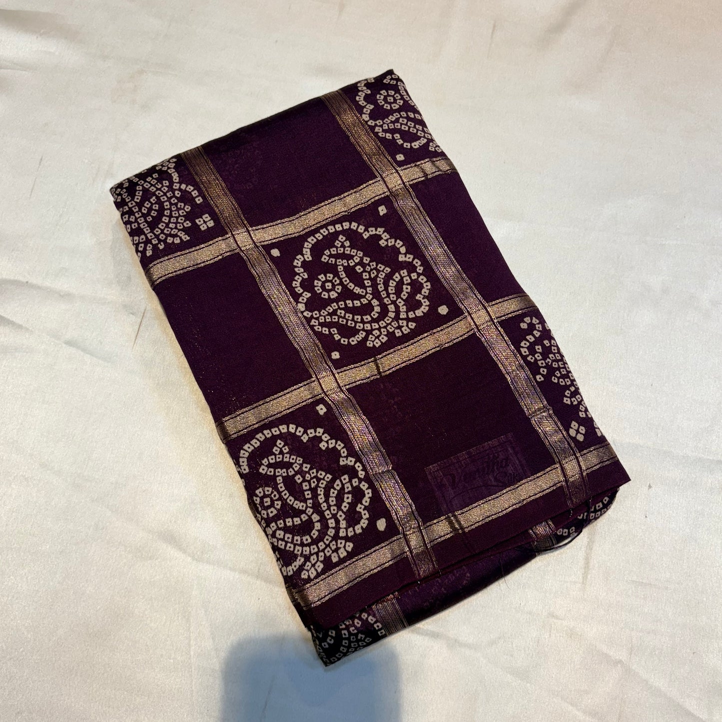 PREMIUM SOFT GHARCHOLA BANDHINI COTTON SILK SAREE