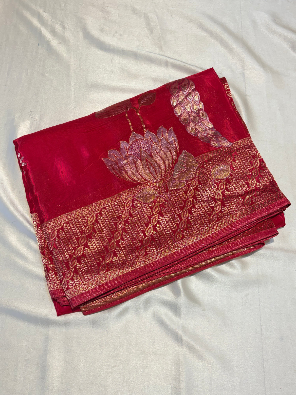 PREMIUM H.O CREAPE SILK SAREE