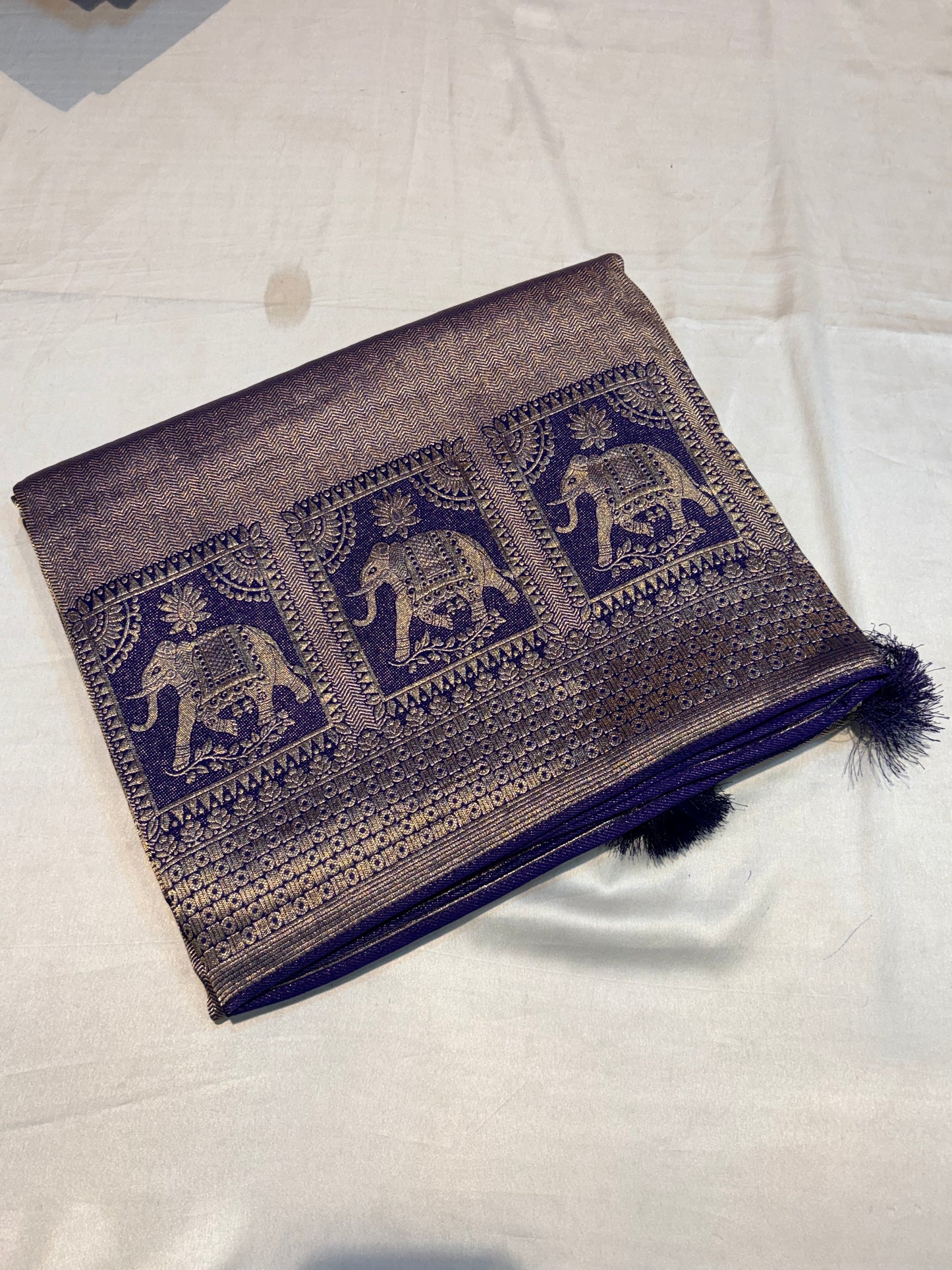 PREMIUM SOFT BROCADE MOUNGA SILK SAREE (Copy)