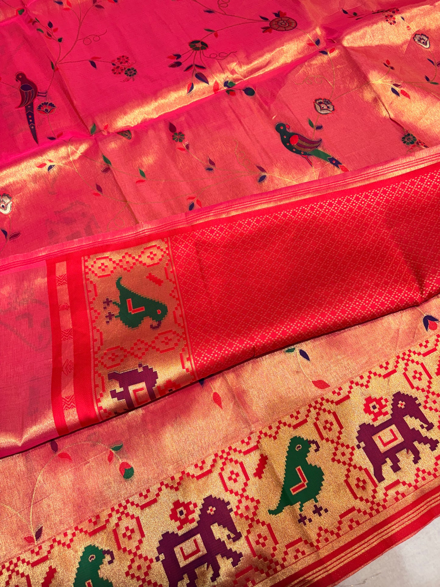 PRMEIUM SEMI PAITHANI SAREE
