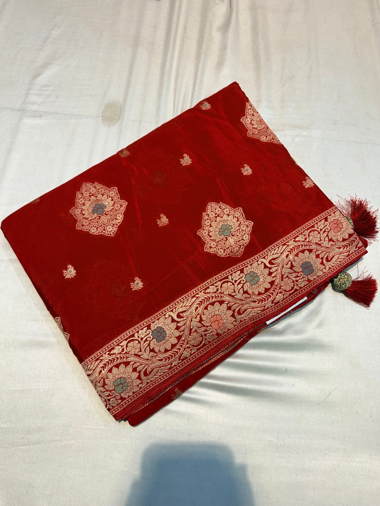 PREMIUM KOLKATA CREAPE SAREES