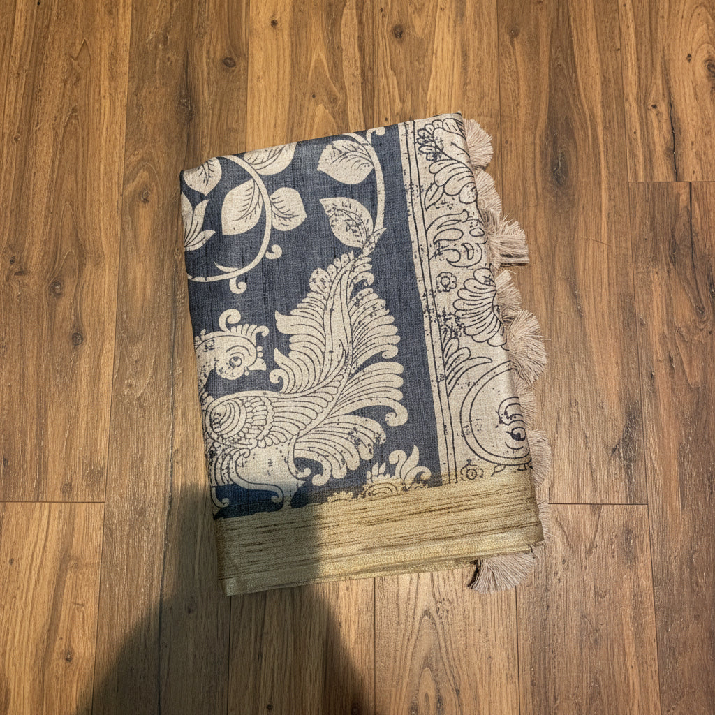 SOFT KALAMKARI PRINTED SAREES