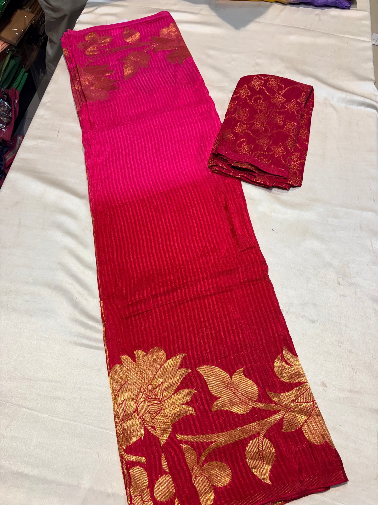 PREMIUM SOFT KORA SILK SAREE