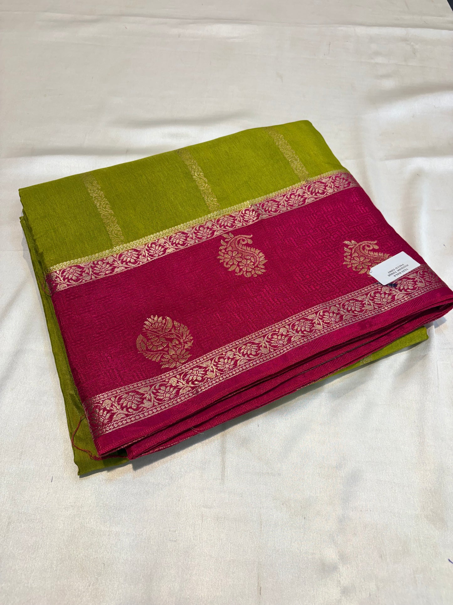 PREMIUM VISCOSE CREAPE SILK SAREE