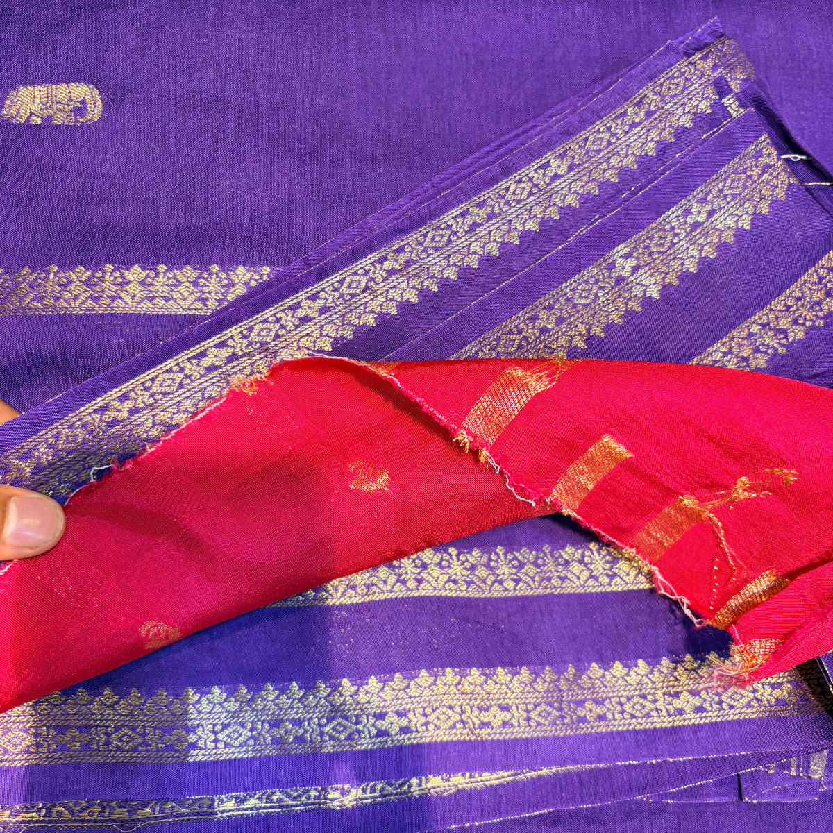 PREMIUM VISCOSE SILK SAREE WITH BENTEX BORDER