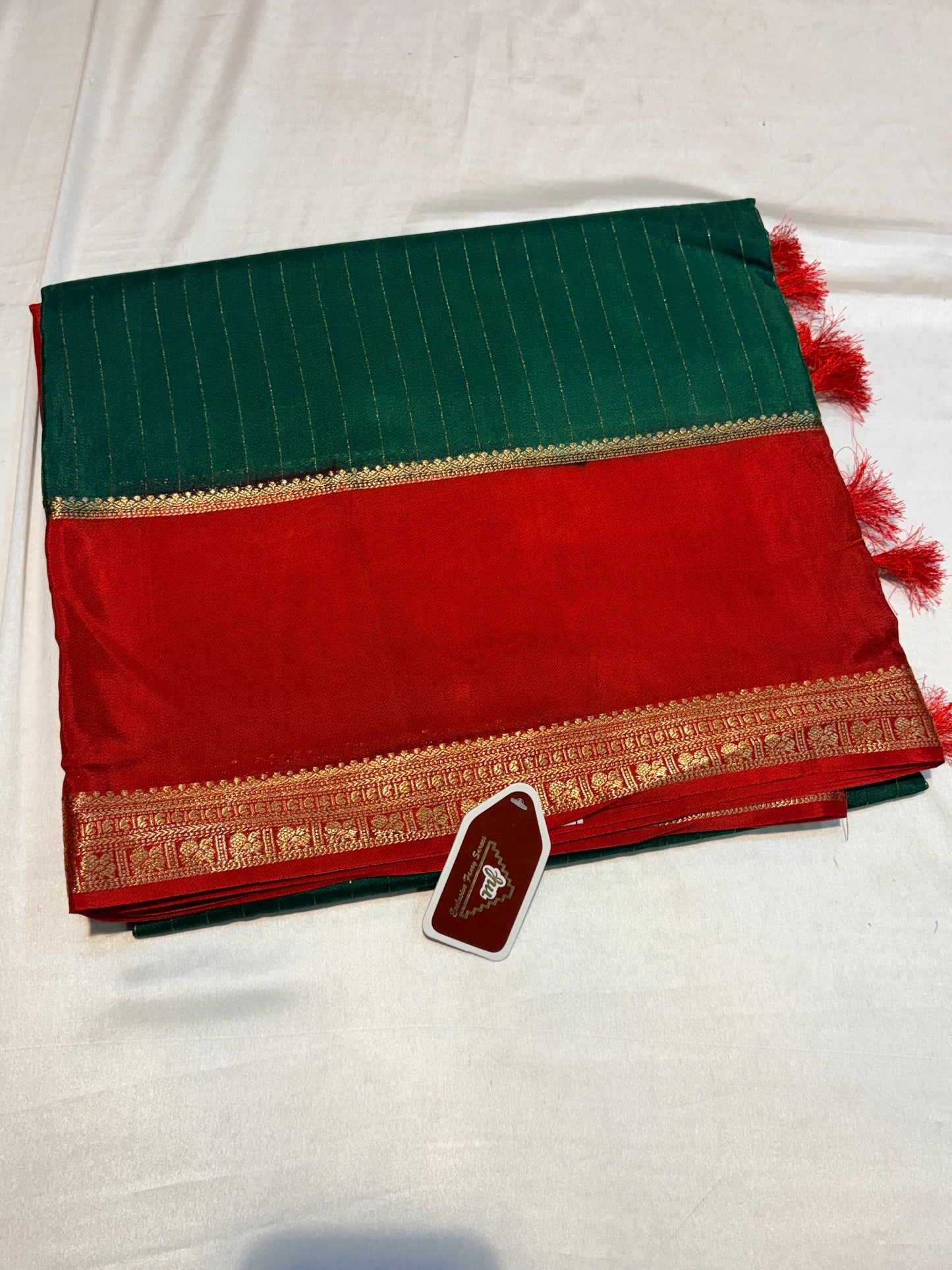 PREMIUM MYSORE CREAPE SILK SAREE