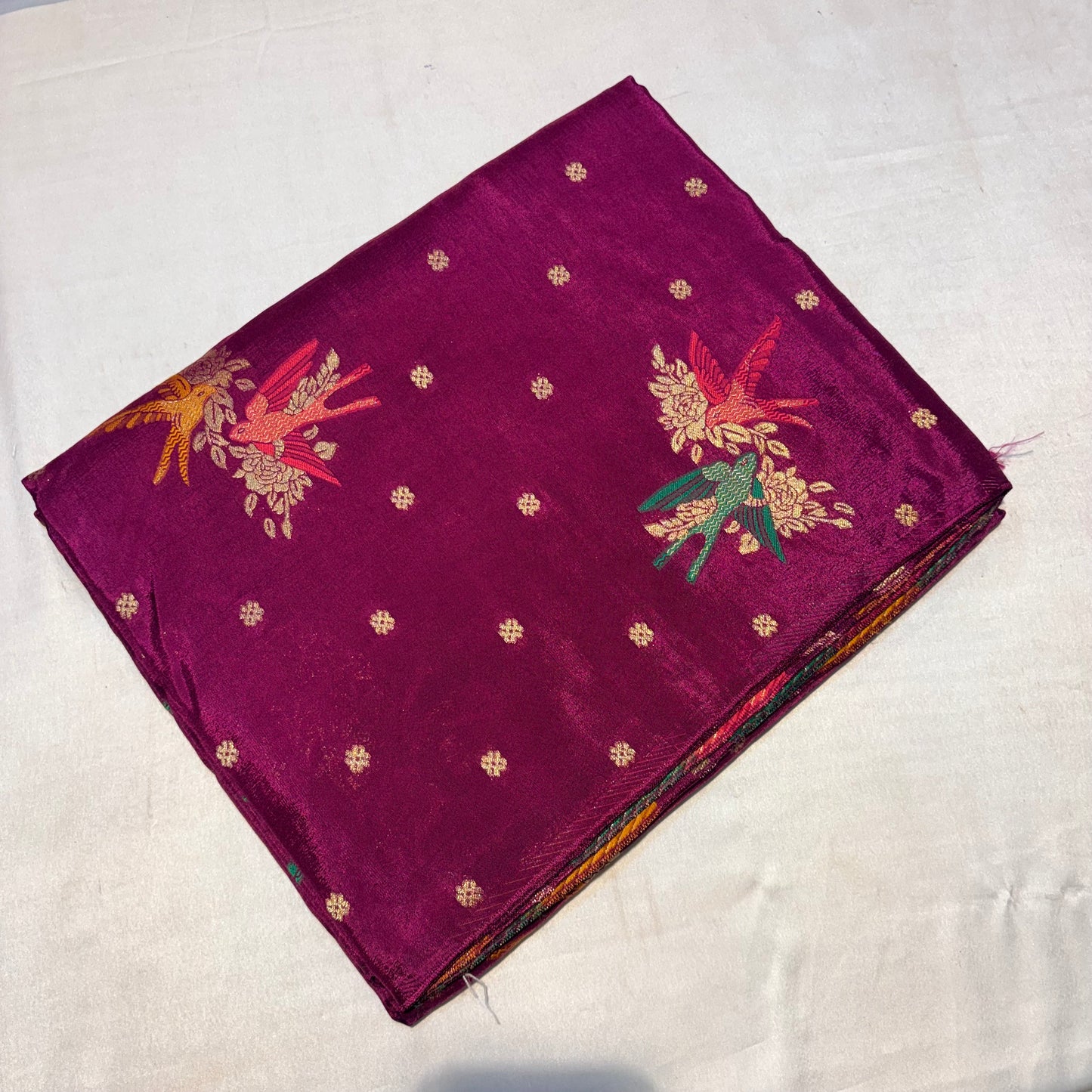 PREMIUM TUSSUR GEORGETTE SAREE WITH MEENA WORK
