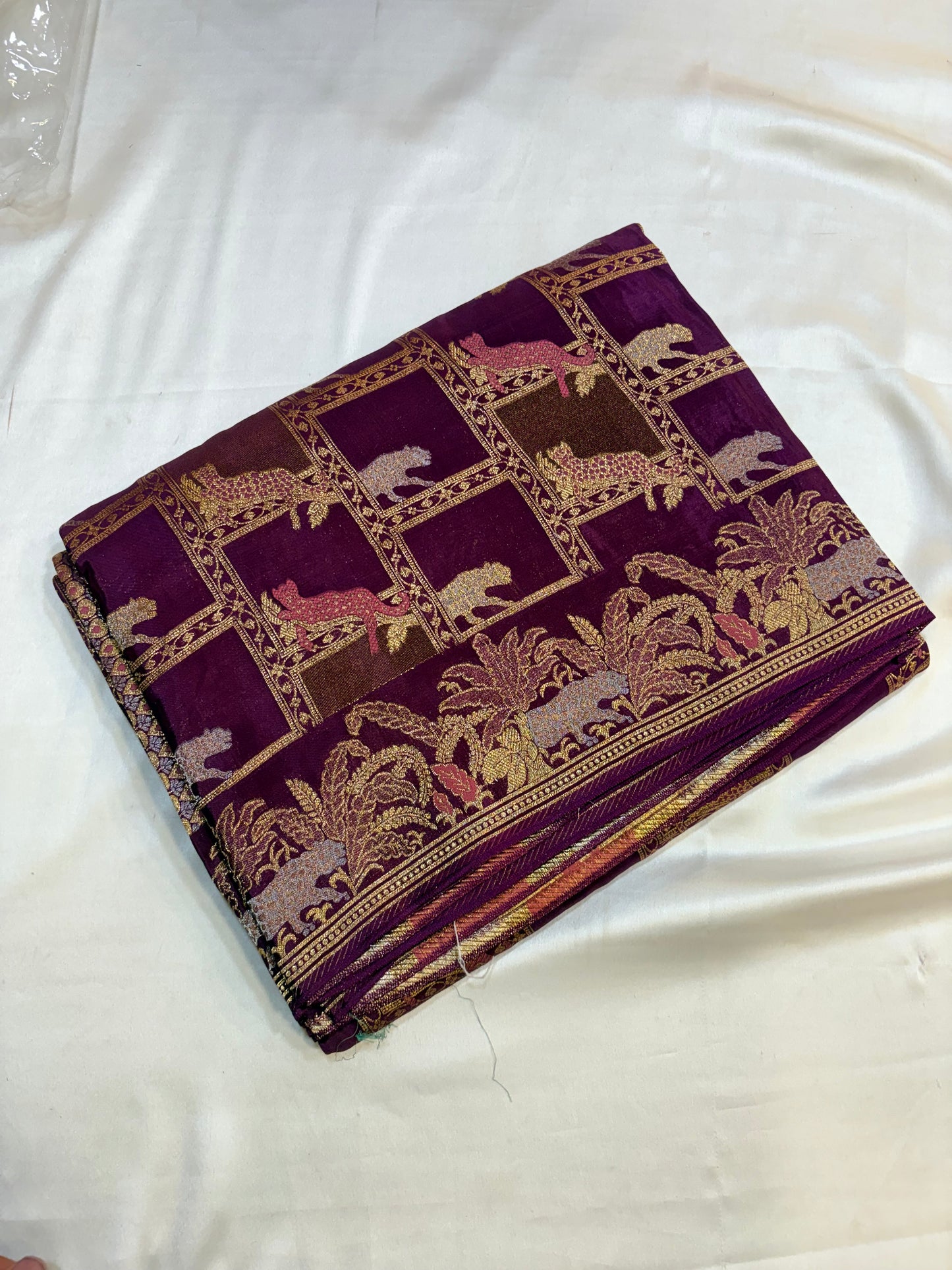 PREMIUM DESIGNER CHINON CREAPE SAREE