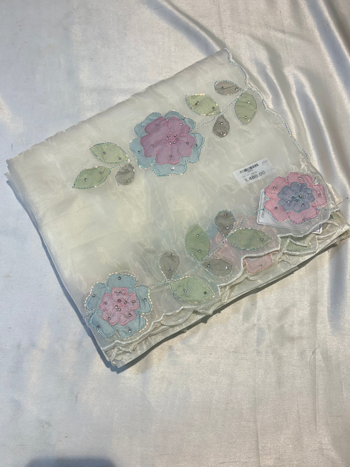 FANCY SAREES WITH APPLIQUE WORK SAREES