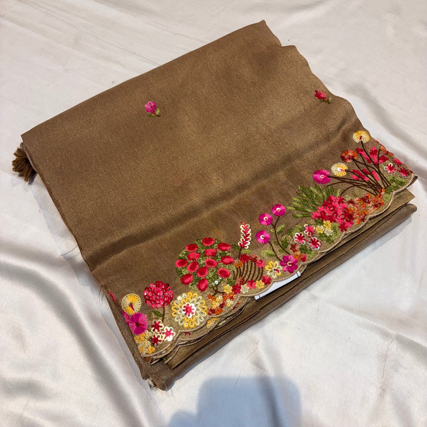 Premium French Knotwork Georgette Sarees