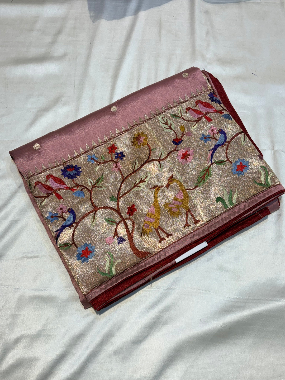 TUSSUR SILK SAREE WITH PAITHANI ZARI WORK