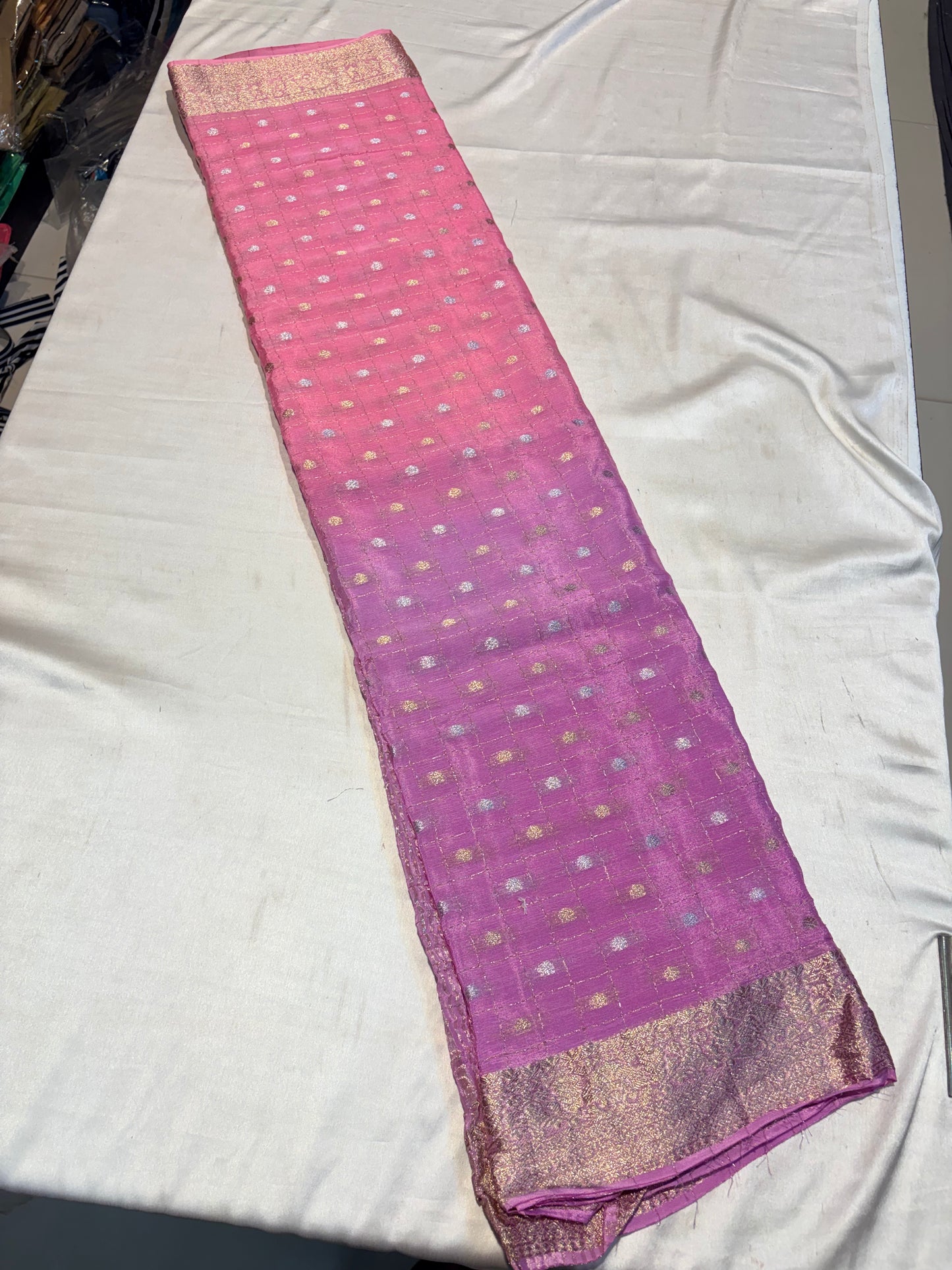 PREMIUM BANARASI CHIFFON SAREE