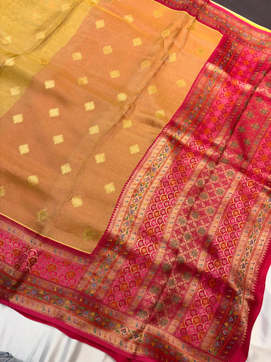 PURE GEORGETTE SILK SAREE