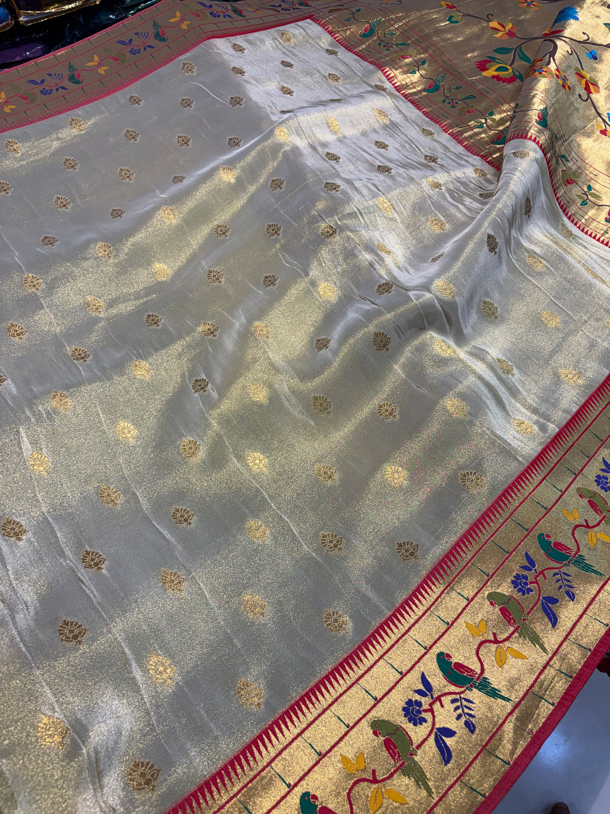 PREMIUM PAITHANI SAREE IN SOFT TISSUE