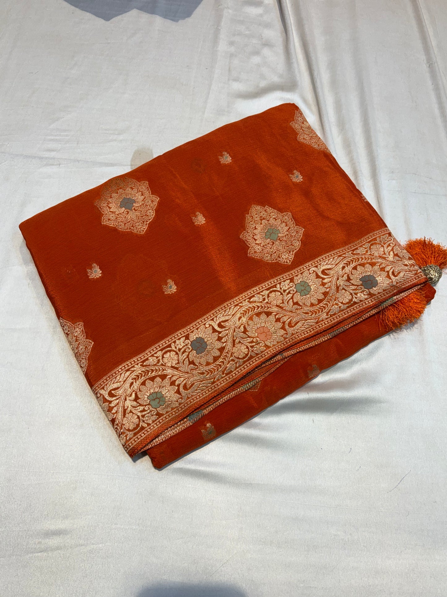 PREMIUM KOLKATA CREAPE SAREES
