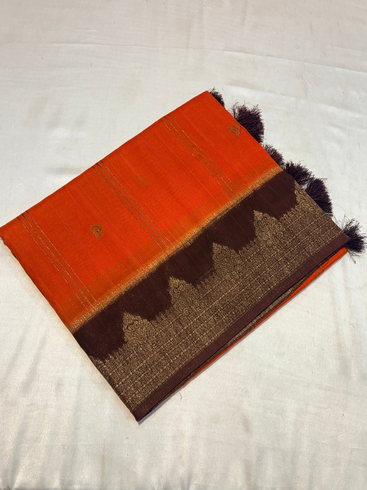 PREMIUM TUSSUR GEORGETTE SILK SAREE
