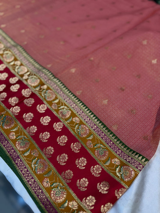 PURE BANARASI GEORGETTE SAREE