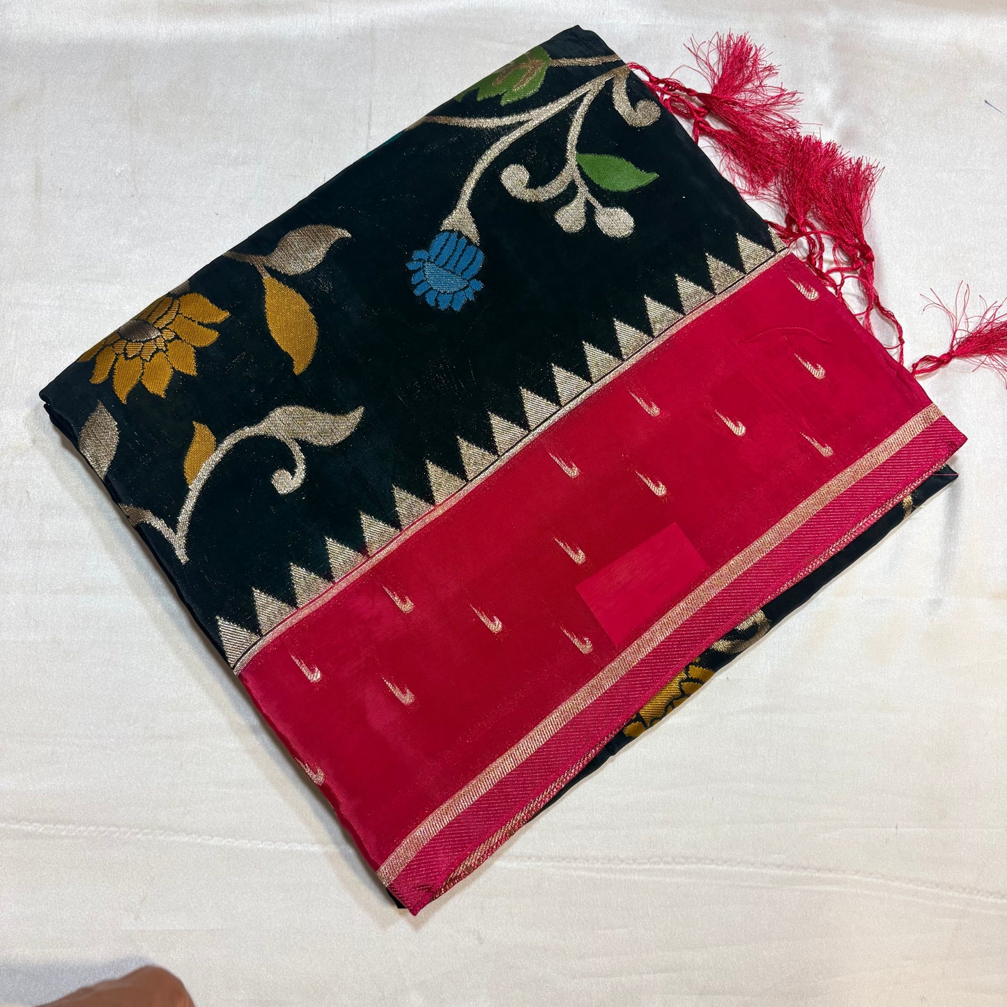 PREMIUM PAITHANI HO CREAPE SILK SAREE