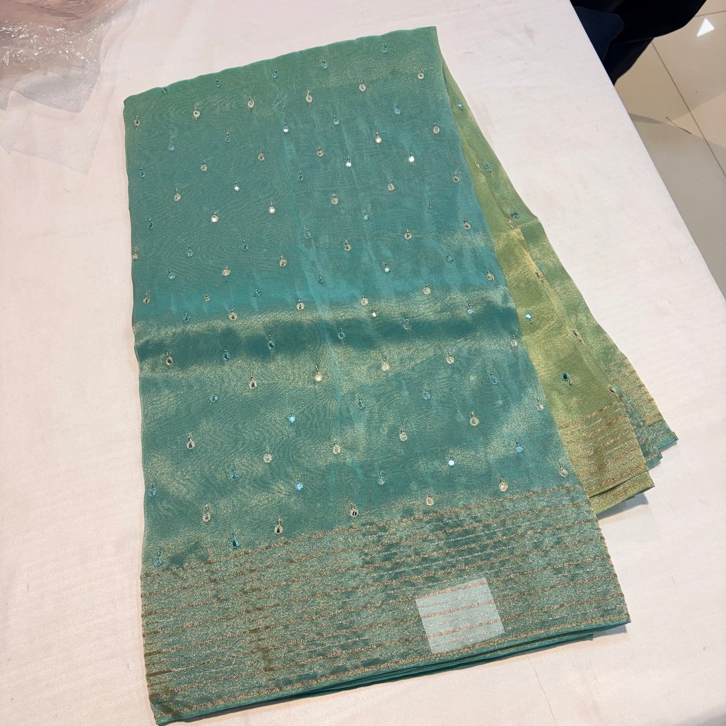 PREMIUM SOFT TISSUE CREAPE SAREE