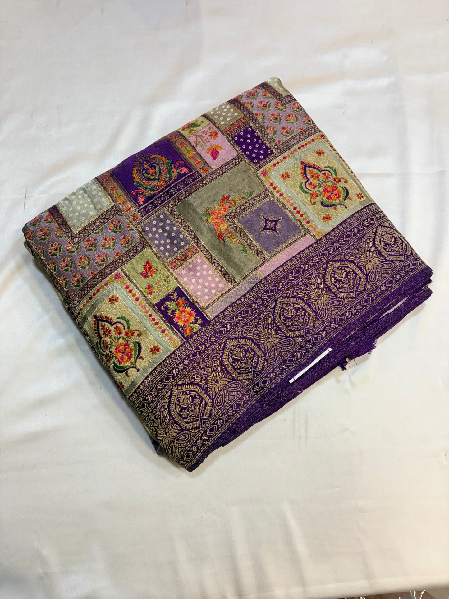 PURE BANARASI PASHMEENA SILK SAREE