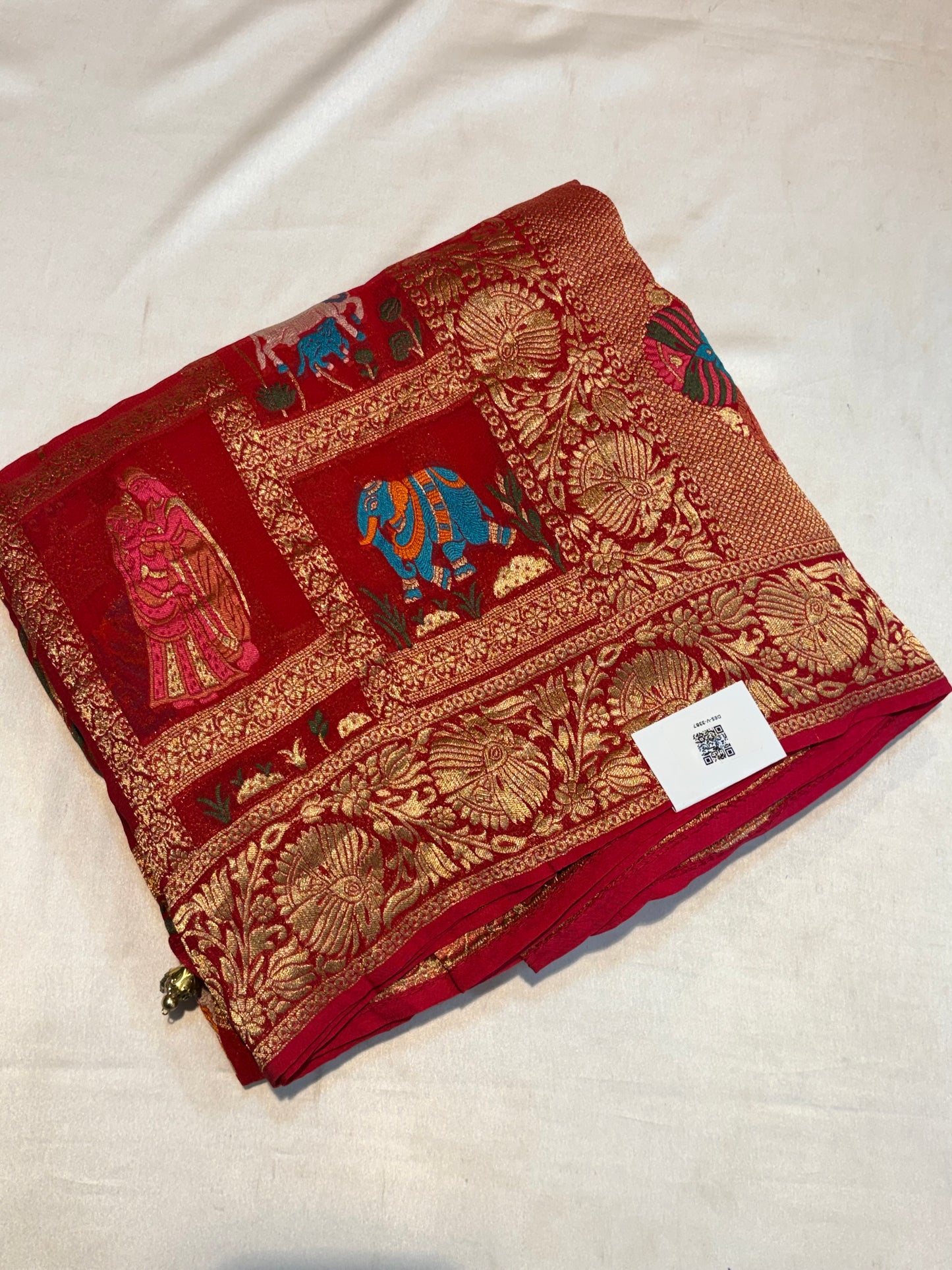 Pure Georgette Saree with Pichwai Weaving