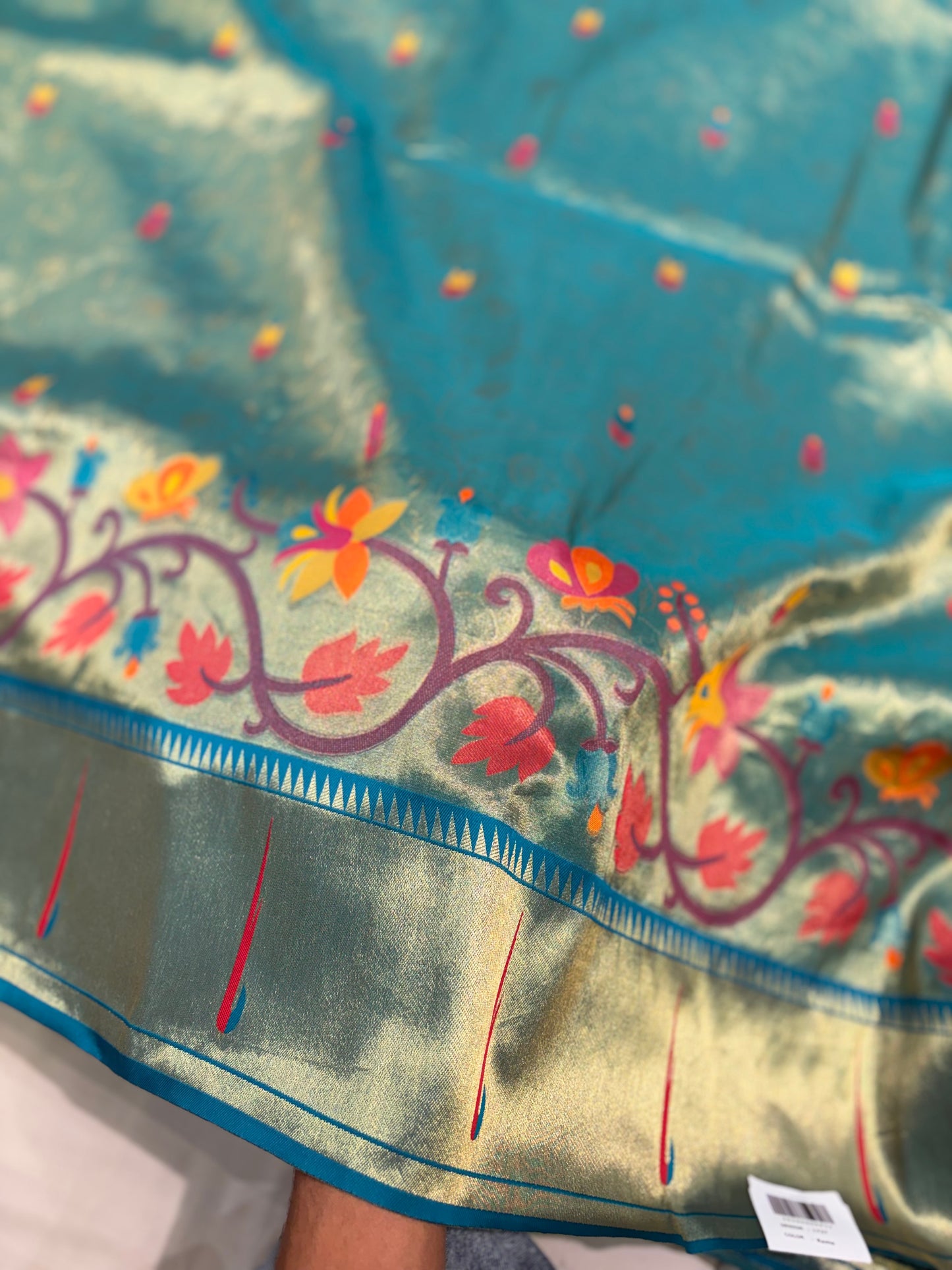 PREMIUM PAITHANI TISSUE SILK SAREE