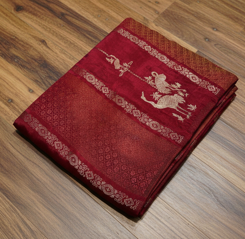 PREMIUM CHINON CREAPE SAREE