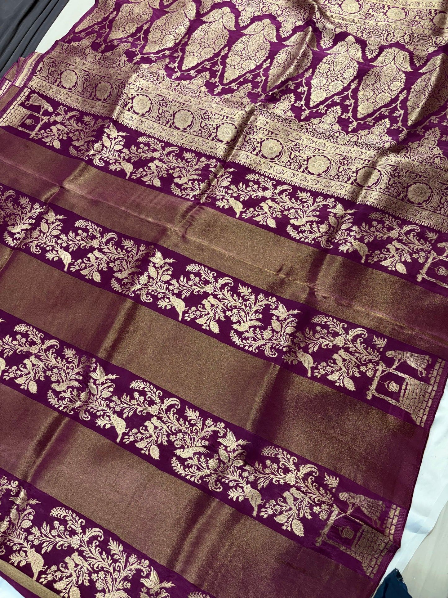 PREMIUM CHINON CREAPE SAREE