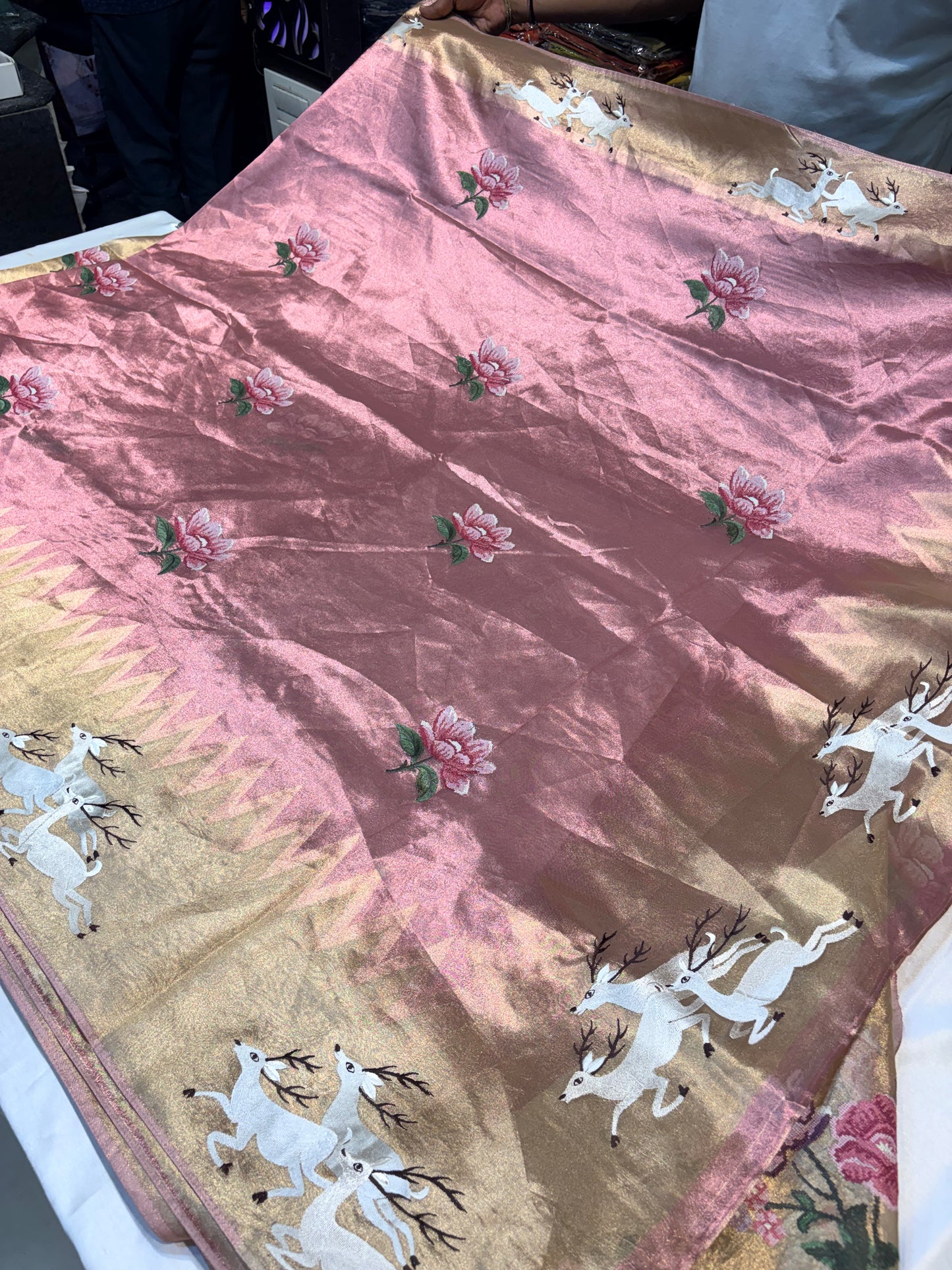 PURE SOFT TISSUE SILK SAREE