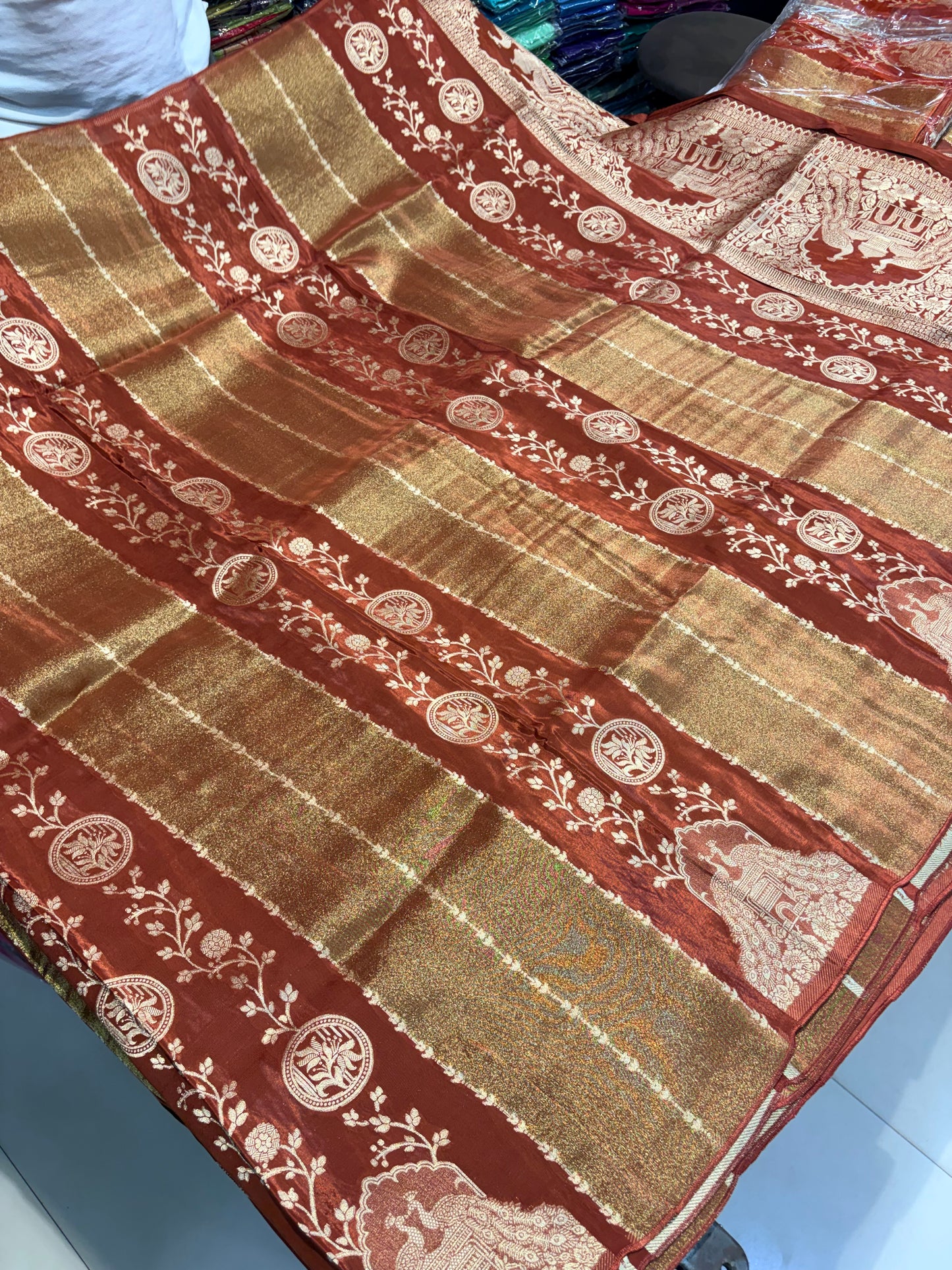PREMIUM CHINON CREAPE SAREE