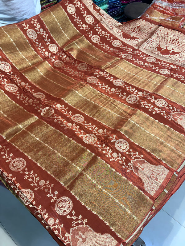 PREMIUM CHINON CREAPE SAREE