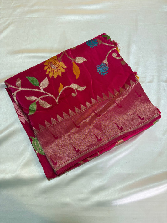 PREMIUM SOFT PAINTHANI IN HO SILK SAREE