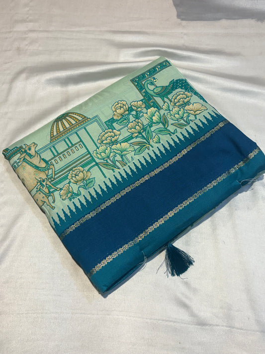 SOFT DAILYWEAR KALAMKARI PRINTED SAREES