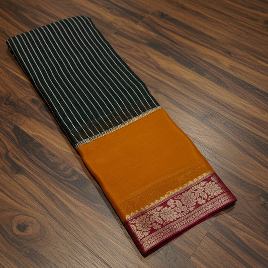PREMIUM CHINON CREAPE SAREE