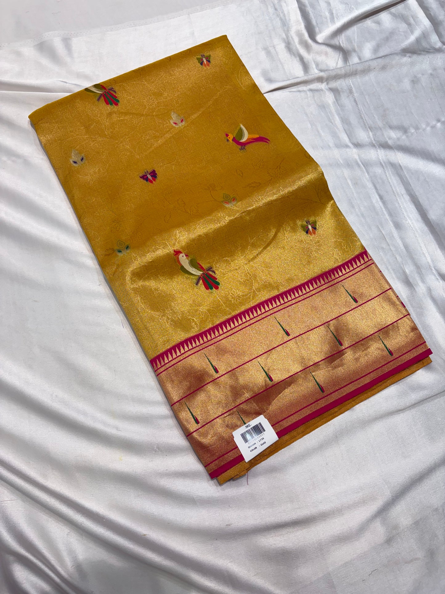 PREMIUM PAITHANI TISSUE SILK SAREE