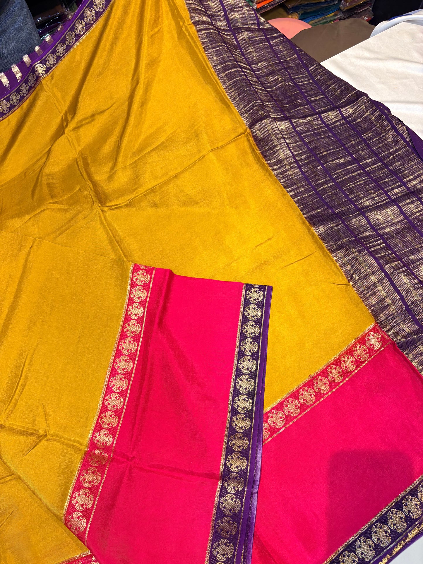 PREMIUM MYSORE CREAPE SILK SAREES