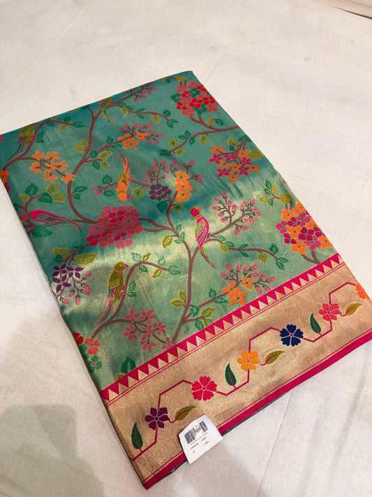 PRMEIUM SEMI PAITHANI SAREE