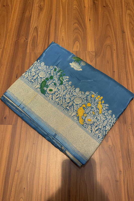 PREMIUM BANARASI CHIFFON SAREE