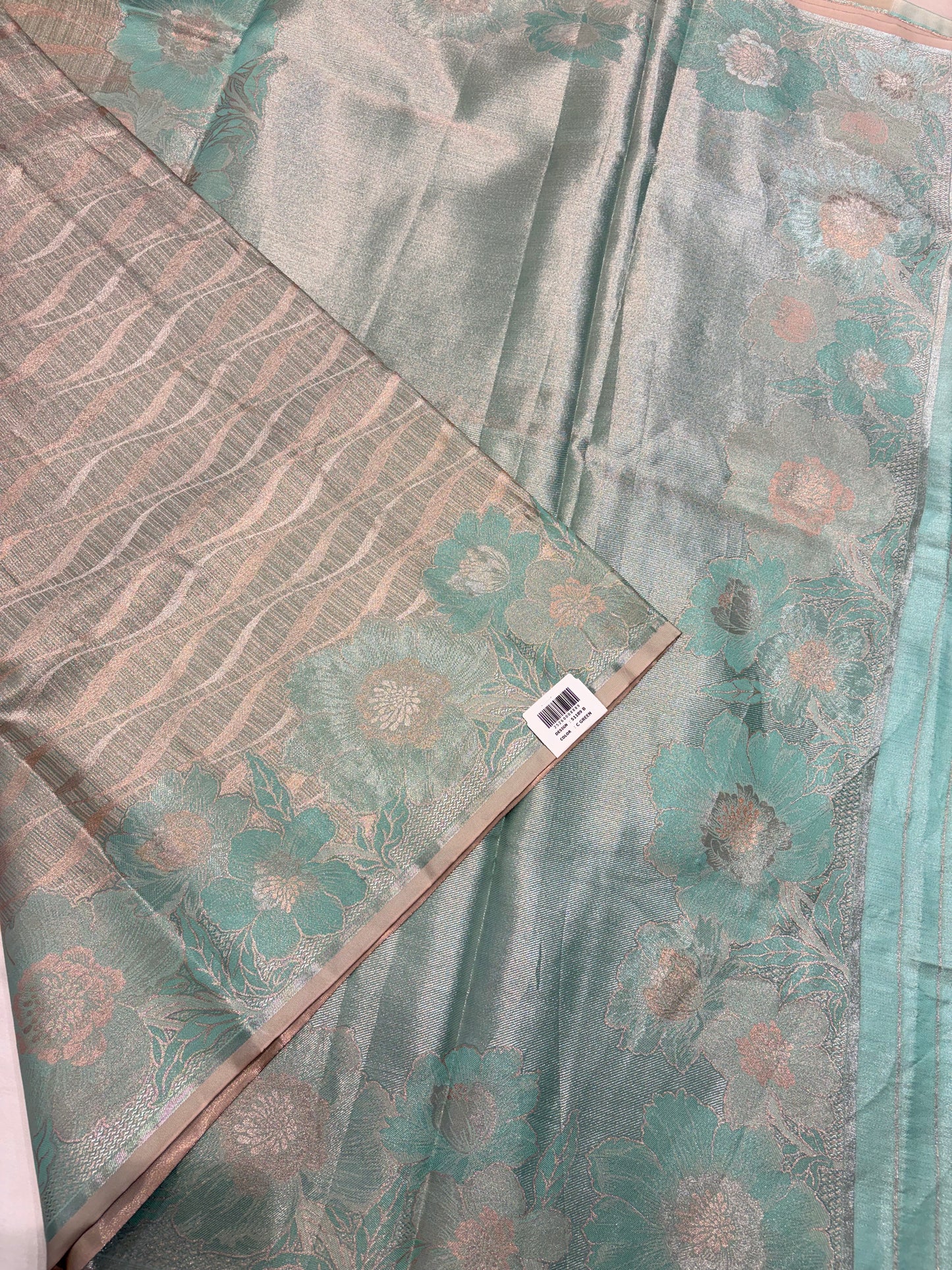 PREMIUM SEMI DESIGNER KACHI TISSUE SILK