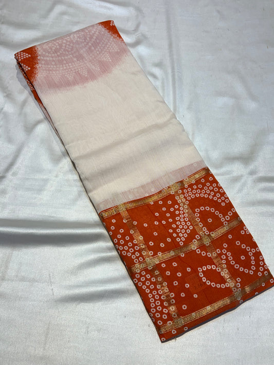 PREMIUM SOFT BANDHANI SAREE