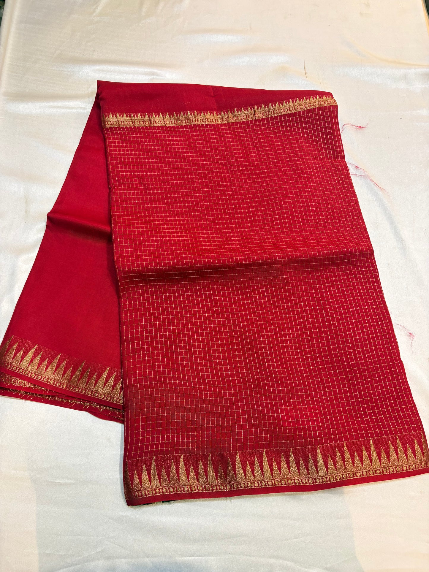 VISCOSE CHECKS HALF & HALF