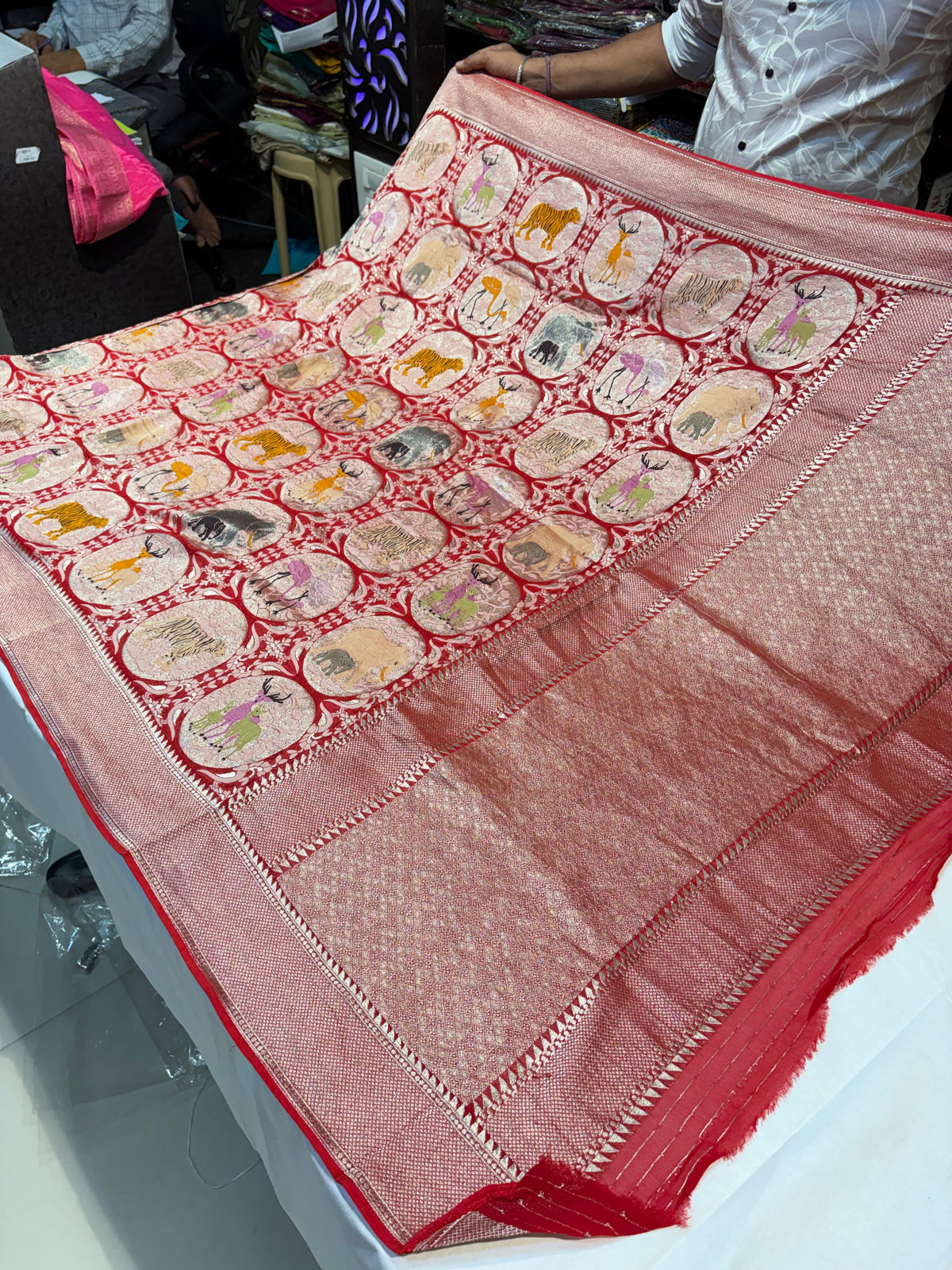 Premium Meena Banras Georgette sarees